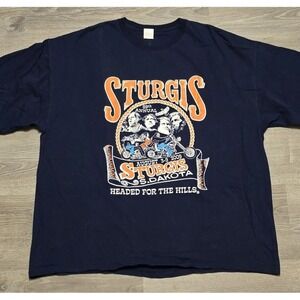 2009 Sturgis Bike Week South Dakota 69th  "Headed for the Hills" Size 3X T-Shirt